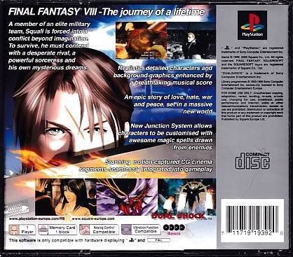 Final Fantasy VIII - PS1 Platinum (B Grade) (Genbrug)